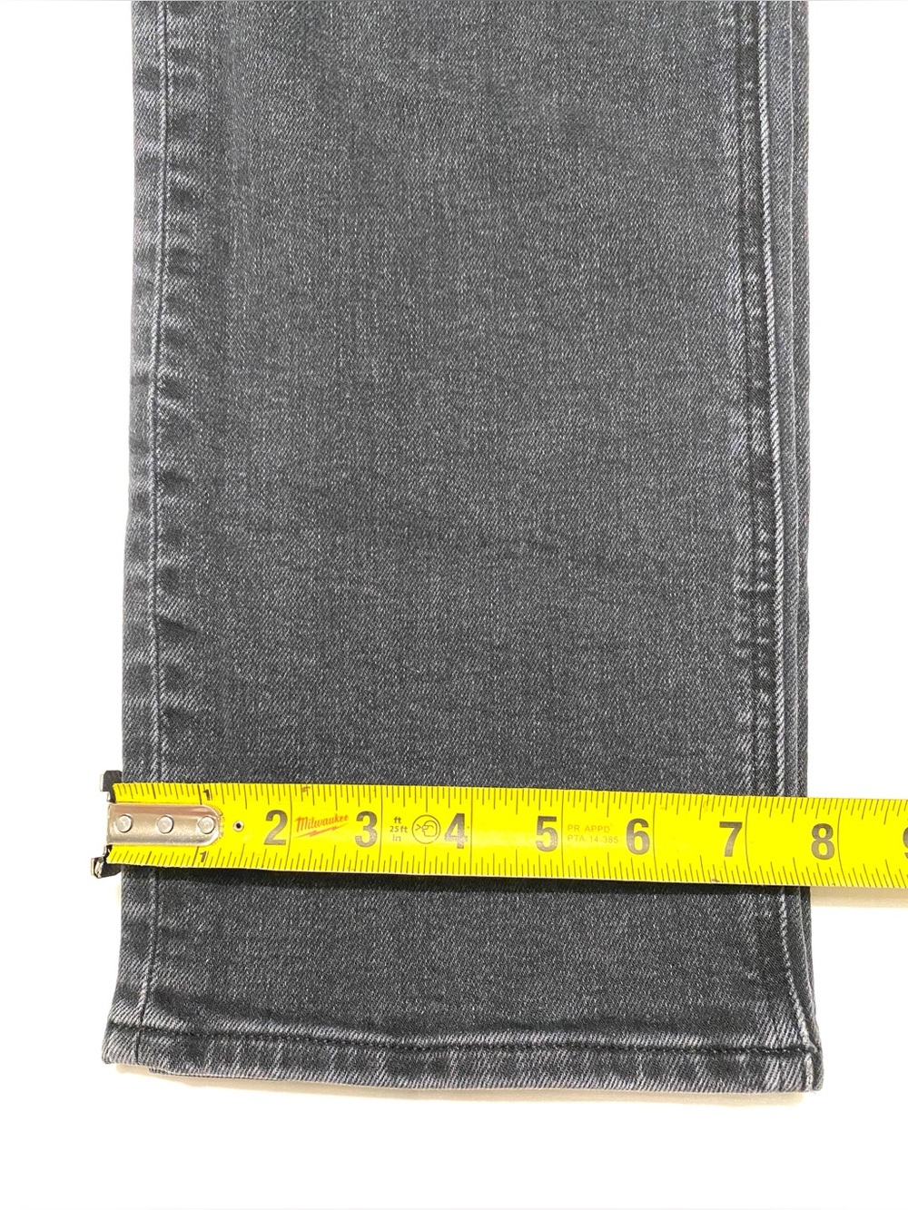 Aritzia Denim Forum Arlo High Rise Straight Jeans Black Wash Women’s 30L Ankle - Picture 15 of 16
